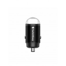 AZP SwitchEasy Car Charger USB + USB-C PowerBuddy 30W Black