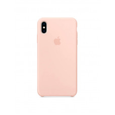 Cover for iPhone Xs Max - Apple Silicone Case, Pink Sand